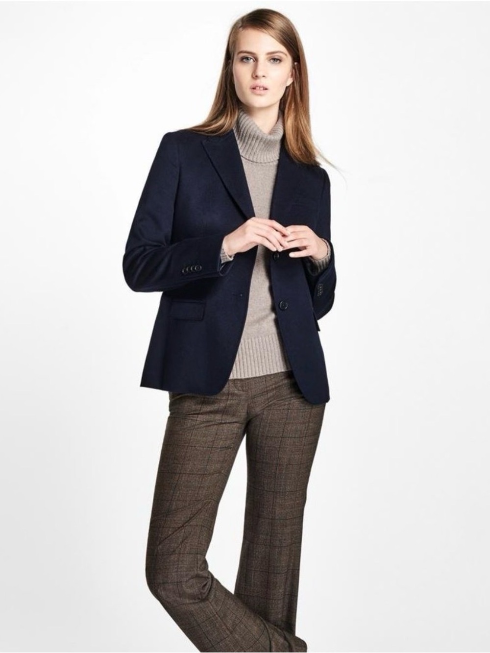 Brooks Brothers 100% Cashmere Blazer Jacket Quiet Luxury Old Money Classic Luxe